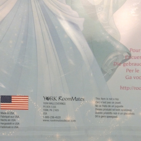 Disney Princess Decal Set - Blue, Yellow, Pink - Picture 8 of 8